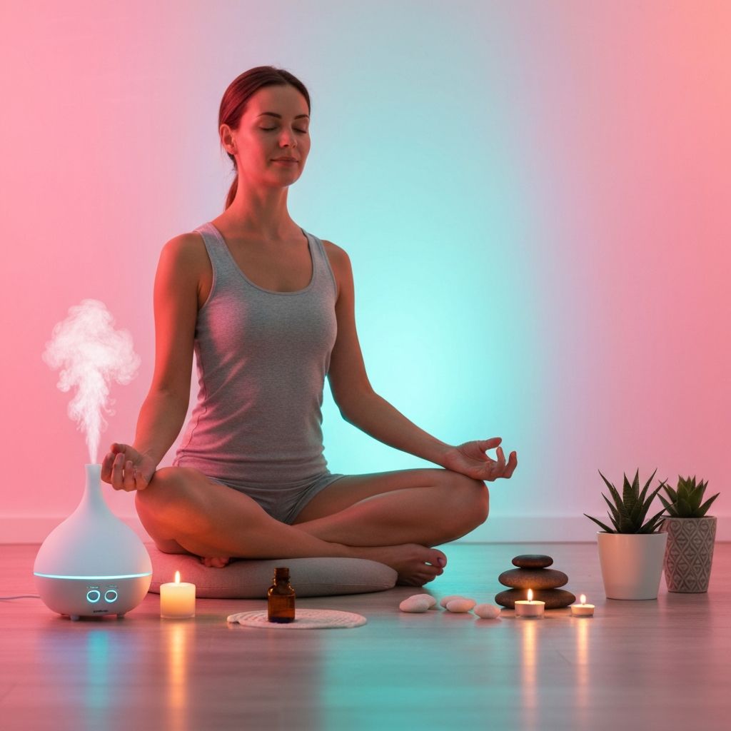 Holistic wellness and aromatherapy treatment