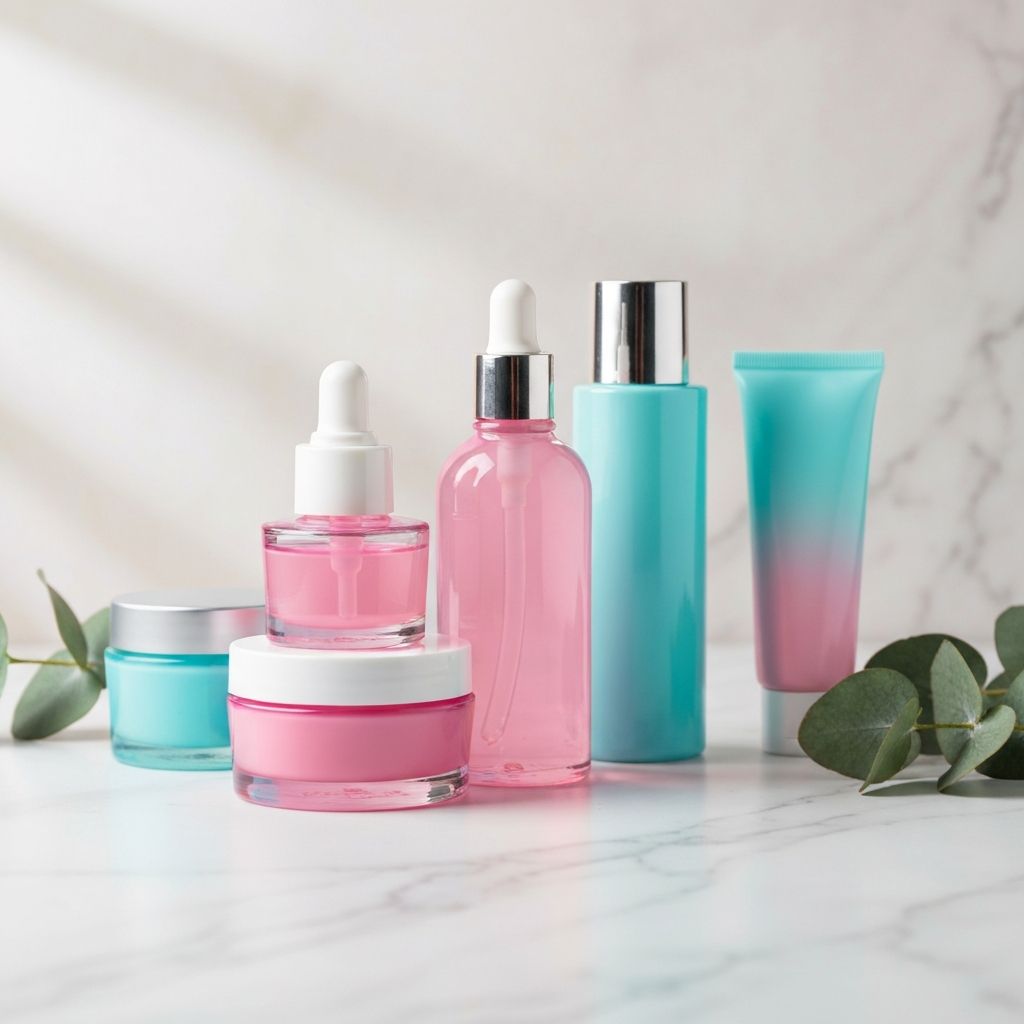 Premium skincare products and natural ingredients